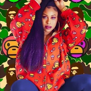 Crazy Monkey Zip Up Hoodie